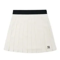 Chân Váy Nữ MLB Xếp Ly Pickleball Basic Pleats Skirt New York Yankees 3FSKB0324-50CRS Màu Trắng Kem Size S