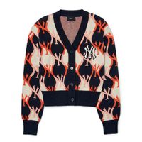 Áo Cardigan MLB Argyle Monogram Crop 3FKCY0124-50NYD Phối Màu Size  XS
