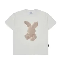 Áo Phông Acmé De La Vie ADLV Cream Fuzzy Rabbit Short Sleeve T-Shirt Cream Màu Kem Size 1