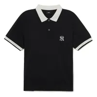 Áo Polo MLB New York Yankees 3LPQB0133-50BKS Màu Đen Size XL