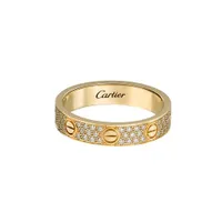 Nhẫn Cưới Jewery Luxury Love Wedding Band Diamond-Paved B4083300 Màu Vàng Gold