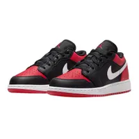 Giày Thể Thao Nam Nike Air Jordan 1 Low Alternate Bred Toe 553560-066 Màu Đỏ Phối Đen Size 38.5