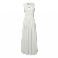 Váy Xòe Nữ Weird Market Sport Top Backless Dress White Màu Trắng