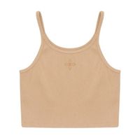 Áo Ba Lỗ Nữ SMFK Tank Top Beige UTK01F Màu Be