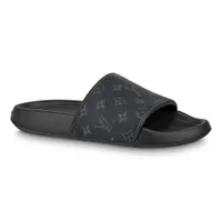 Dép Louis Vuitton LV Waterfront Mule 1AANNM Màu Đen Size 39