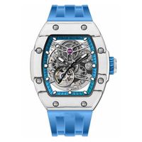Đồng Hồ Nam Tsar Bomba Quick Release Carbon Fiber Bezel TB8218CF-SBLUE Màu Xanh Blue