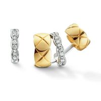 Khuyên Tai Nữ Jewery Luxury Crush Earrings J11191 Màu Vàng