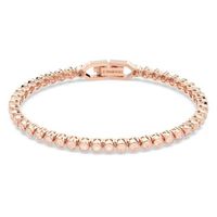 Vòng Đeo Tay Nữ Swarovski Emily Bracelet Round Cut, Pink, Rose Gold-Tone Plated 5646736 Màu Vàng Hồng