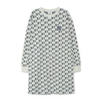 Váy Nữ MLB Overfit Jacquard Monogram New York Yankees 3FOPM0134-50CRD Màu Kem