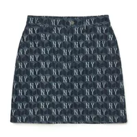 Chân Váy Nữ MLB Denim New York Yankeess 3FDSM0734-50NYD Màu Xanh Đậm
