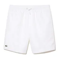 Quần Short Nam Lacoste Men's SPORT Tennis Solid Diamond Weave Shorts GH353T-001 Màu Trắng Size 3