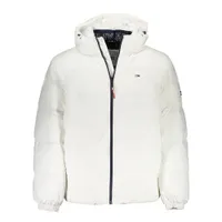 Áo Khoác Nam Tommy Hilfiger Down Hooded Jacket DM0DM15447_BIANCO_YBR- HGR Màu Trắng Size L