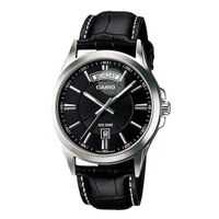 Đồng Hồ Nam Casio Quartz Watch MTP-1381L-1A Màu Đen 