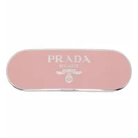 Kẹp Tóc Nữ Prada Logo-Plaque Hair Clip 1IF0222BA6F0442 Màu Hồng
