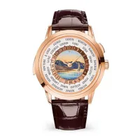 Đồng Hồ Nam Patek Philippe Grand Complications 5531R-012 Minute Repeater World Time Màu Nâu