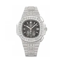 Đồng Hồ Patek Philippe Nautilus 5980/1400G-010 Màu Bạc Trắng Mặt Xám