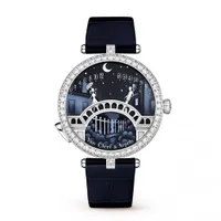 Đồng Hồ Nữ Van Cleef & Arpels Pont Des Amoureux  VCARO8TY00 Màu Xanh Đen