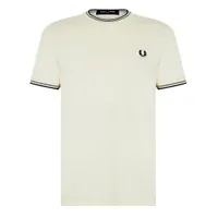 Áo Phông Nam Fred Perry Twin Tipped T-Shirt M1588-R33 Màu Trắng Size S