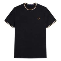Áo Phông Nam Fred Perry Twin Tipped T-Shirt M1588 - R88 Màu Đen Size S