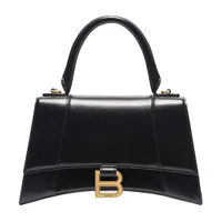 Túi Xách Tay Nữ Balenciaga Hourgla Small Top Handle Bag 5935461QJ4M1000 Màu Đen