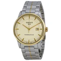 Đồng Hồ Nam Tissot Powermatic 80 Ivory Dial Men's Watch T0864072226100 Màu Bạc