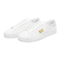 Giày Sneaker Nam Dolce & Gabbana D&G Saint Tropez Plaque White CS1735 AN990 80002 Màu Trắng Size 5.5