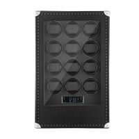 Hộp Xoay Đồng Hồ Paul Design Vintage 12 Màu Đen