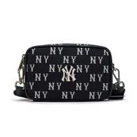 Túi Đeo Chéo MLB Mini Monogram Jacquard New York Yankees 3ACRS014N-50BKS Màu Đen