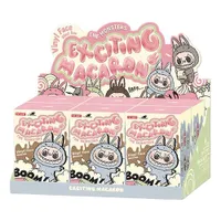 Set Móc Khóa Pop Mart Labubu Macaron Vinyl Face Blind Box 6 Chiếc Phối Màu T-MH
