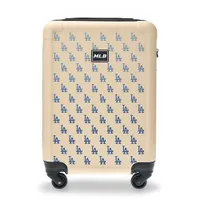 Vali MLB Classic Monogram LA Dodger 3AHH0014N-07CRS Màu Trắng Kem Size 22