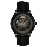 Đồng Hồ Nam Tissot Chemin Des Tourelles Squelette T139.836.36.441.00 Màu Đen Xám