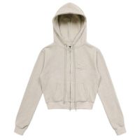 Áo Khoác Nữ Badblood Beyond Soft Zip Up Hoodie Cream Màu Kem Size S