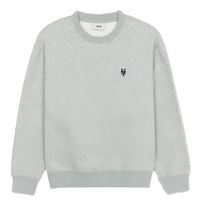 Áo Nỉ Sweater MLB Basic Small Logo Overfit Fleece Man To Man New York Mets 3AMTB0646-09MGS Màu Ghi