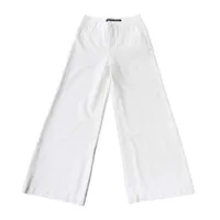Quần Jean Nữ Chester Charles In White Denim Logo C104S 0120 F2WH Màu Trắng Size XS