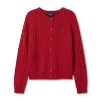 Áo Len Cardigan Nữ WHOAU Steve Cable / WHCKF2101F Màu Đỏ Size S