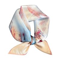 Khăn Choàng Lụa Kya Jewel Dreamy Town 53 x 53cm SC49 Phối Màu