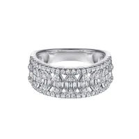 Nhẫn Nữ Kya Jewel Princess Crown SR129 Màu Bạc