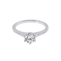 Nhẫn Nữ Morina Lumière N1048 Màu Vàng Trắng