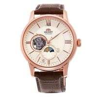 Đồng Hồ Nam Orient Sun And Moon Gen 4 RA-AS0009S Màu Nâu Trắng