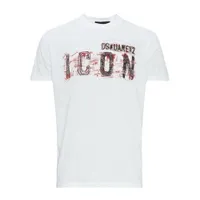 Áo Phông Nam Dsquared2 Icon Tshrit S79GC0084S23009100 Màu Trắng Size L