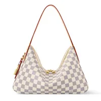 Túi Đeo Vai Nữ Louis Vuitton LV Slouchy PM Bag N00116 Màu Be