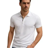 Áo Polo Nam Burberry BU1001006 Màu Trắng Size XL