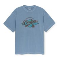 Áo Thun MLB Varsity Vintage Washing Graphic Mega Overfit T-Shirt LA Dodgers 3ATSV0753-07INL Màu Xanh Chàm