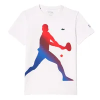 Áo Thun Nam Lacoste Novak Djokovic T-shirt TH7516 001 Màu Trắng Size 5