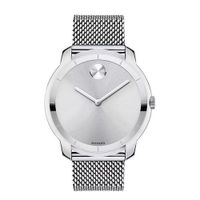 Đồng Hồ Nam Movado Bold Silver Dial Mesh Watch 3600260 Màu Bạc