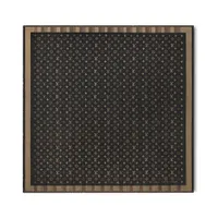 Khăn Nữ Louis Vuitton LV So Shine Monogram Scarf M71548 Màu Nâu Đen