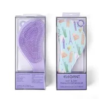 Lược Chải Tóc Elegant Detangler Brush Painless Wet & Dry Girl Power Màu Blue Liberty