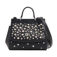 Túi Xách Tay Nữ Dolce & Gabbana D&G Sicily Mini Bag EB0003AV57480999 Màu Đen