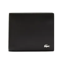 Ví Nam Lacoste Men's Fitzgerald Leather Wallet NH1112FG Màu Đen