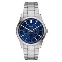 Đồng Hồ Nam Fossil Pearson Multifunction Stainless Steel Watch FS6134 Màu Xanh Bạc